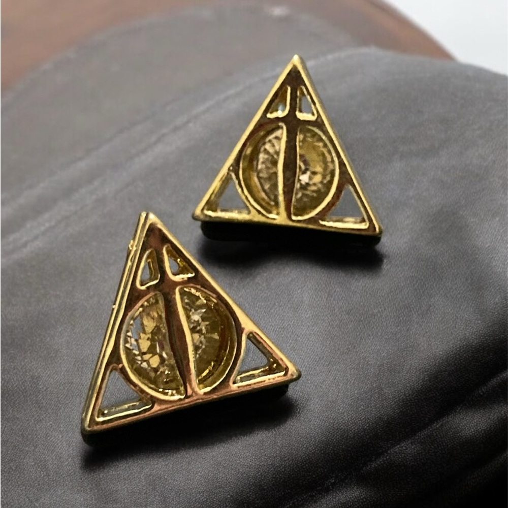 Harry Potter Deathly Hallows Earrings